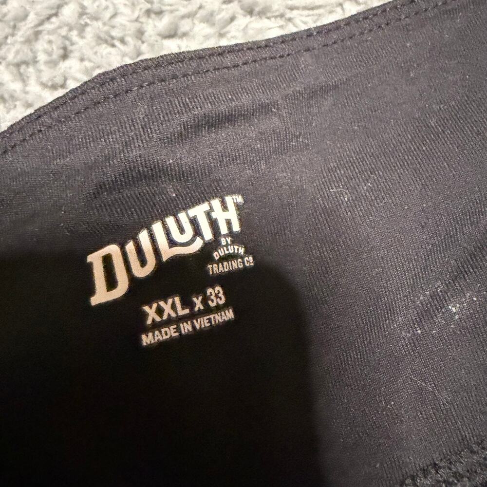 Duluth Trading NoGA Classic Slim Leg Pants Women XXL x 33 Black Casual 15770 - Picture 5 of 11